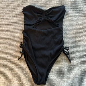 Aerie One Piece Cut-Out Bathing Suit